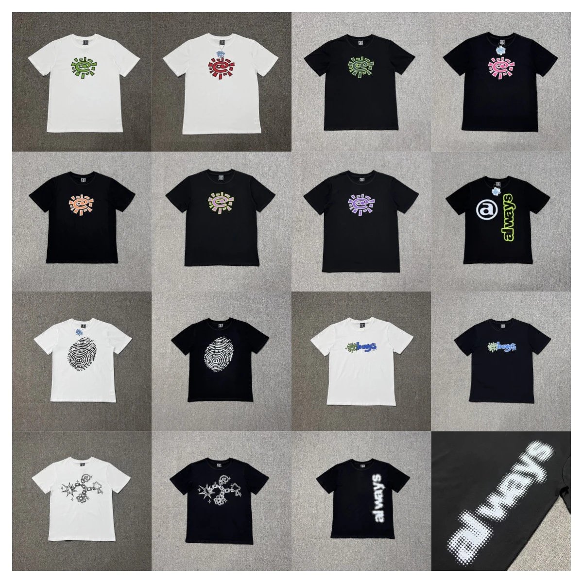 Niche sun roll short-sleeved T-shirt street hip-hop loose couple bottoming shirt for men  