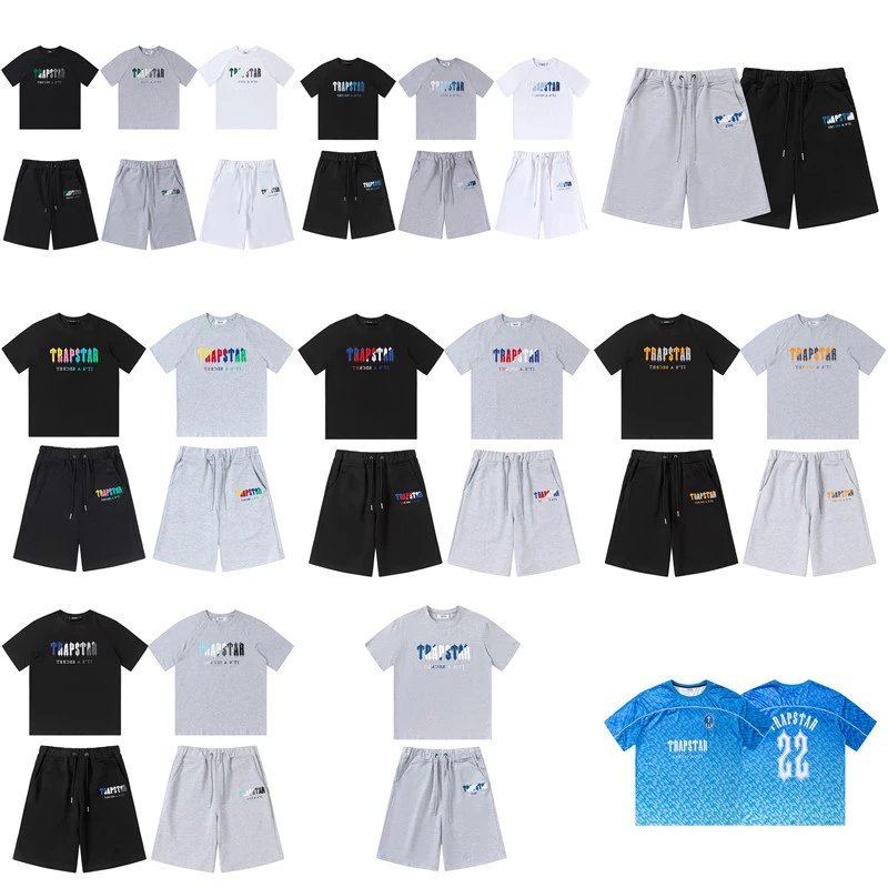 Towel embroidered loose couple casual shorts set  
